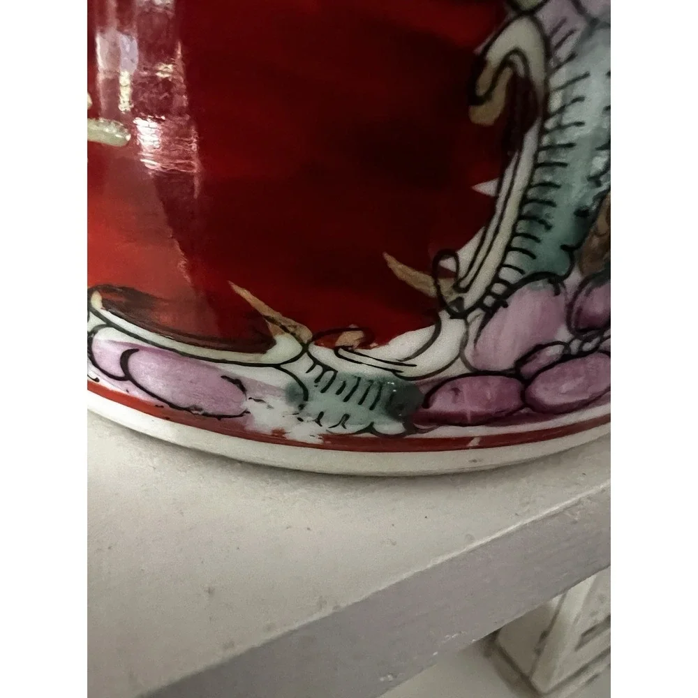 Vtg Chinese Famille Rose Canton 10